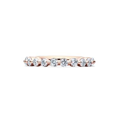 Lab Grown Diamond Shared-Prong Band in 14K Rose Gold (1 ct. tw.)