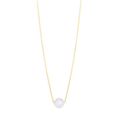 Freshwater Cultured Pearl Pendant in 10K Yellow Gold