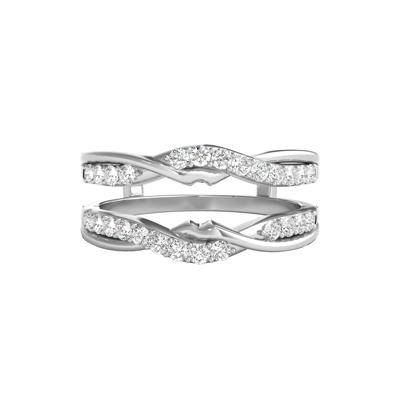 1/2 ct. tw. Diamond Ring Enhancer in 14K White Gold