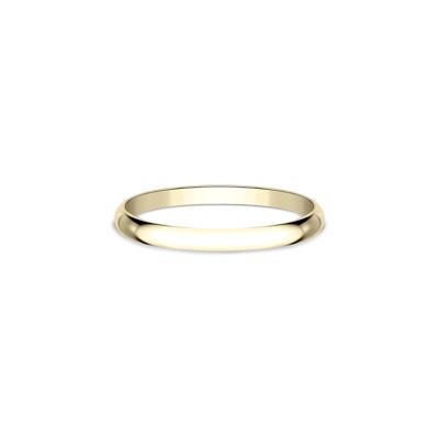 Thin Wedding Band in 14K Yellow Gold, 1.2mm