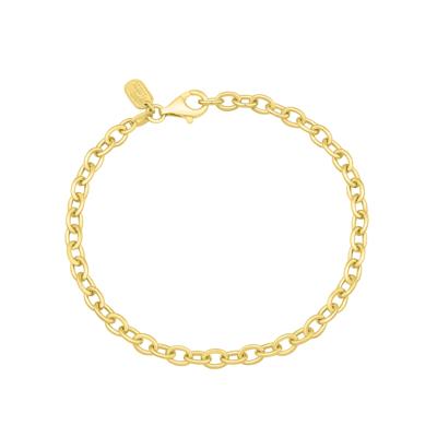 Cable Chain Bracelet in Vermeil, 4.15MM, 7.5"