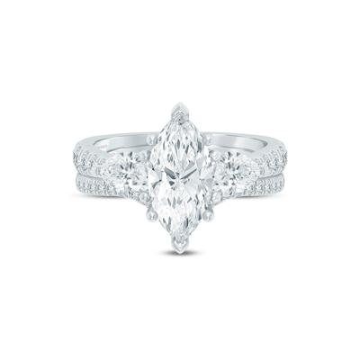 Kyra Lab Grown Diamond Bridal Set in 14K White Gold (3 5/8 ct. tw.)