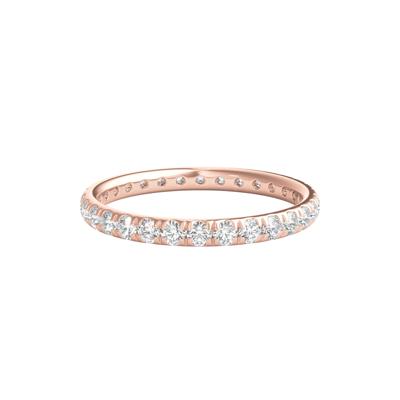 Diamond Wedding Band with Eternity Setting in 14K Rose Gold (1 ct. tw.)