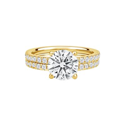 Charlotte Lab Grown Diamond Engagement Ring Set in 14K Yellow Gold (2 3/4 ct. tw.)