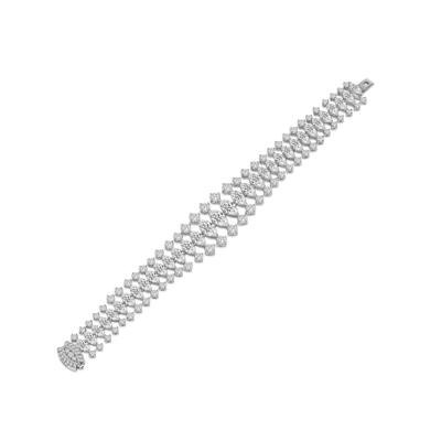 Lab Grown Diamond Multi-Stone Bracelet in 14K White Gold (24 ct. tw.)