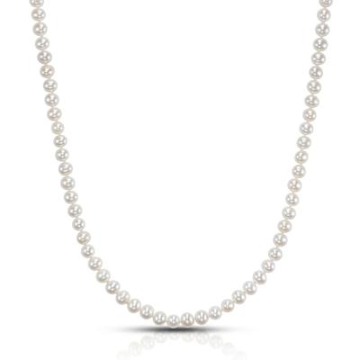 Cultured Freshwater Pearl Necklace in 14K Yellow Gold, 6 mm, 18”