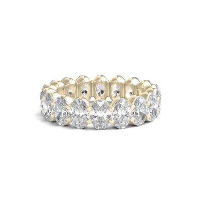 Lab Grown Oval Diamond Eternity Band in 14K Yellow Gold (7 ct. tw.)