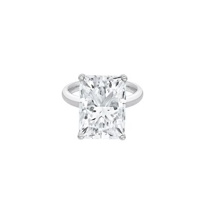 Lab Grown Diamond Radiant-Cut Solitaire Ring in 14K White Gold (9 ct.)