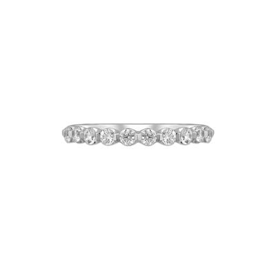 Diamond Anniversary Band with Shared Prongs in 14K White Gold (1/2 ct. tw.)