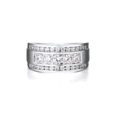 Men's 1 1/3 ct. tw. Diamond Band in 10K White Gold