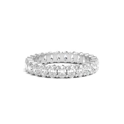 Lab Grown Oval Diamond Eternity Band in Platinum (2 ct. tw.)