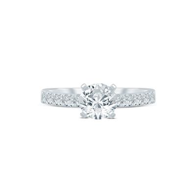 Diamond Semi-Mount Engagement Ring in Platinum (1/2 ct. tw.) (Setting Only)