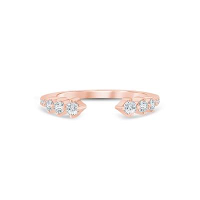 Lab Grown Diamond Open Band in 14K Rose Gold (1/3 ct. tw.)