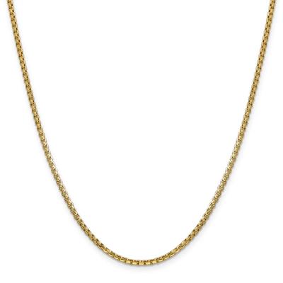 Box Chain in 14K Yellow Gold, 24"