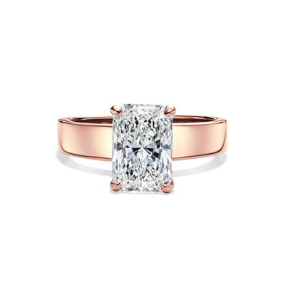 Collins Radiant-Cut Engagement Ring in 14K Rose Gold (2 1/2 ct. tw.)