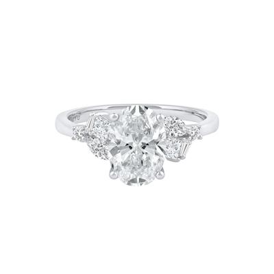 Nora Lab Grown Diamond Engagement Ring in 14K White Gold (2 1/2 ct. tw.)