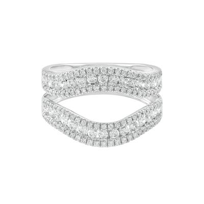 Diamond Contour Ring Insert in 14K White Gold (1 ct. tw.)
