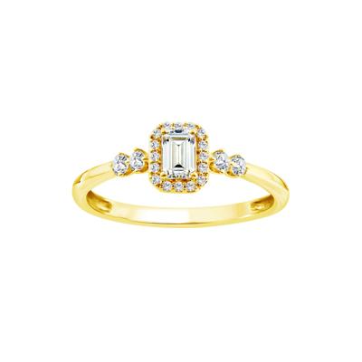 Lab Grown Diamond Promise Ring in 10K Yellow Gold (1/2 ct. tw.)