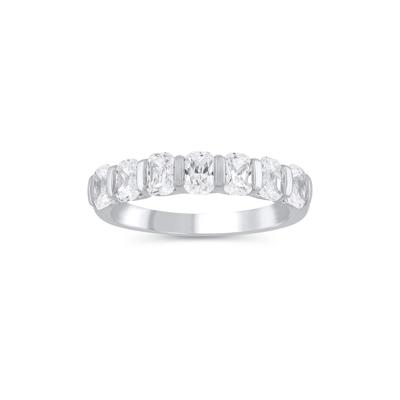 Lab Grown Diamond Radiant-Cut Anniversary Band in 14K White Gold (1 3/8 ct. tw.)