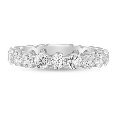 Round-Cut Sizeable Diamond Eternity Band in 14K White Gold (3 ct. tw.)