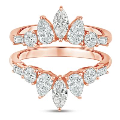 Lab Grown Diamond Contour Insert in 14K Rose Gold (1 3/4 ct. tw.)