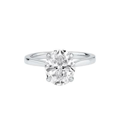 Lab Grown Diamond Solitaire Engagement Ring in Platinum (2 ct. tw.)