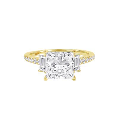 Elena Lab Grown Diamond Engagement Ring in 14K Yellow Gold (3-1/2 ct. tw.)