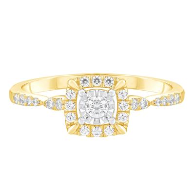 Diamond Promise Ring in 10K Yellow Gold (1/4 ct. tw.)