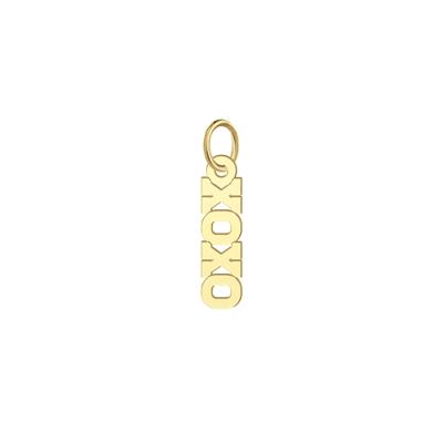 XOXO Charm in 10K Yellow Gold