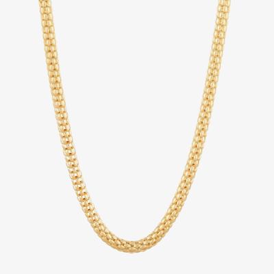 Hollow Popcorn Chain in 14K Yellow Gold 4.5MM, 18"
