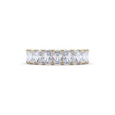 Lab Grown Diamond Radiant-Cut Eternity Band in 14K Yellow Gold (5 ct. tw.)
