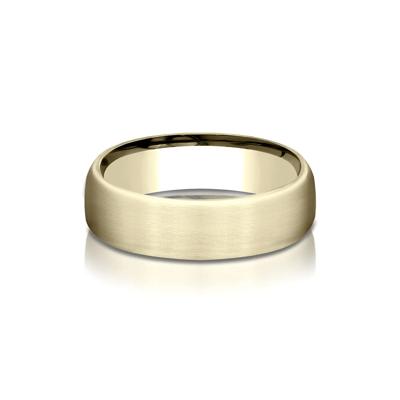 Wedding Band in 10K Yellow Gold, 6.5MM