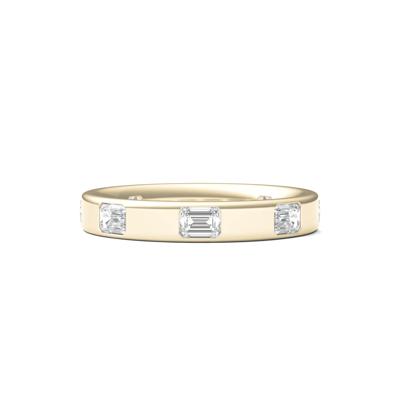 Emerald-Cut Diamond Wide-Set Band in 14K Yellow Gold (1 ct. tw.)