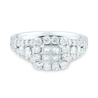 Diamond Composite Engagement Ring in 14K White Gold (1 1/4 ct. tw.)