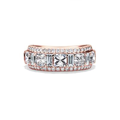 Lab Grown Diamond Multi-Row Anniversary Band in 14K Rose Gold (3 ct. tw.)