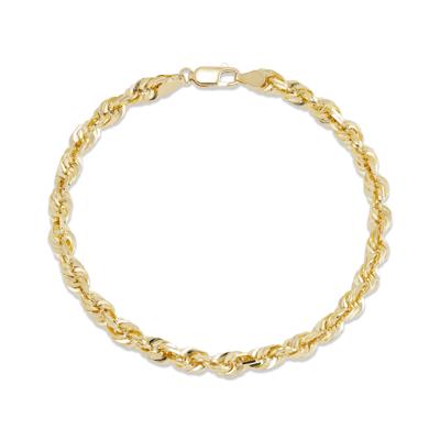 Rope Chain Bracelet in 14K Yellow Gold, 4.7mm, 8.5"
