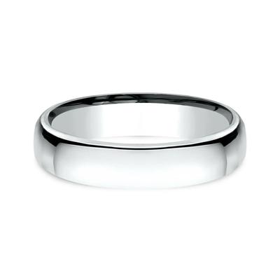Wedding Band in 14K White Gold, 4.5MM