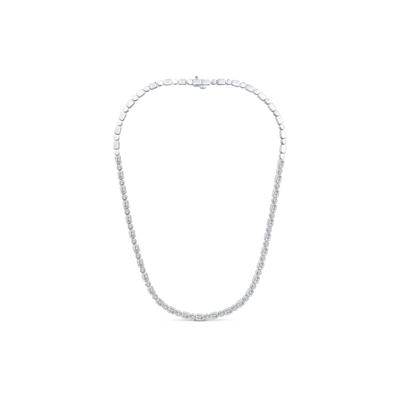 Lab Grown Diamond Tennis Necklace in 14K White Gold (14 ct. tw.)