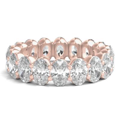 Oval-Cut Diamond Eternity Band in 14k Rose Gold (7 ct. tw.)