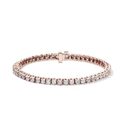 Diamond Tennis Bracelet in 10K Rose Gold (5 ct. tw.)