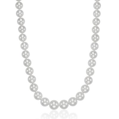 Freshwater Cultured Pearl Strand with Clasp of 14K Yellow Gold