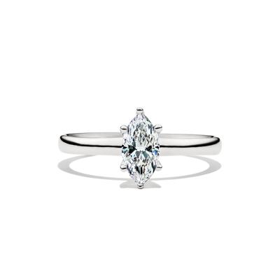 Diamond Marquise Solitaire Engagement Ring in 14K Yellow Gold (3/4 ct.)