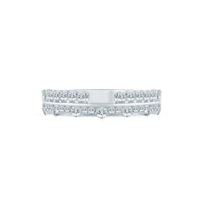Lab Grown Diamond Multi-Row Anniversary Band in 14K White Gold (5/8 ct. tw.)