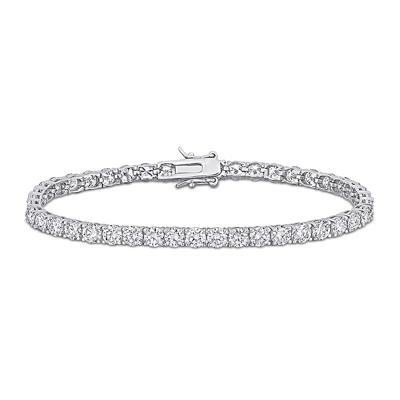 Moissanite Tennis Bracelet in Sterling Silver (9 1/2 ct. dew)