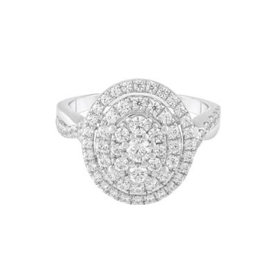 Diamond Engagement Ring in 10K White Gold (1 ct. tw.)