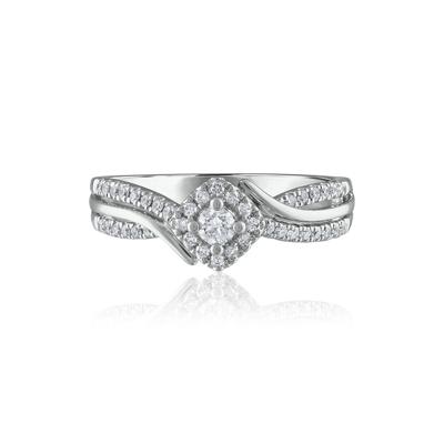 Diamond Promise Ring in 14K White Gold (1/3 ct. tw.)