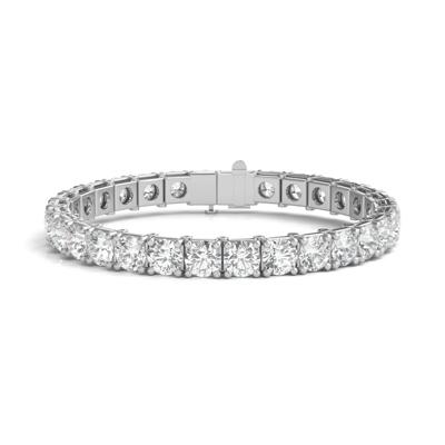 Lab Grown Diamond Tennis Bracelet in 14K White Gold, 7” (15 ct. tw.)
