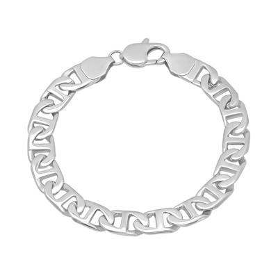 Flat Mariner Chain Bracelet in Stainless Steel , 6.5MM, 8.5"