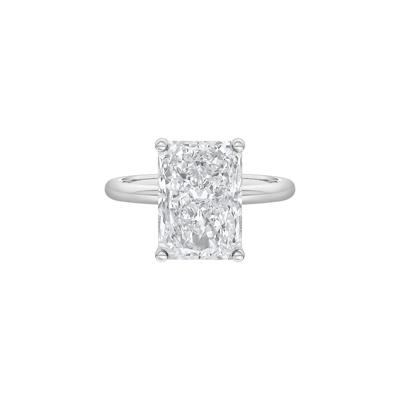 Lab Grown Diamond Radiant-Cut Solitaire Ring in Platinum (5 ct.)