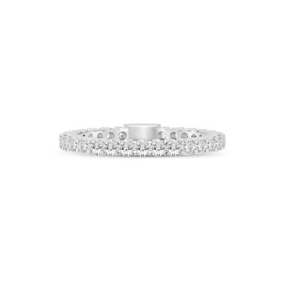 Round-Cut Sizeable Diamond Eternity Band in 14k White Gold (1 ct. tw.)
